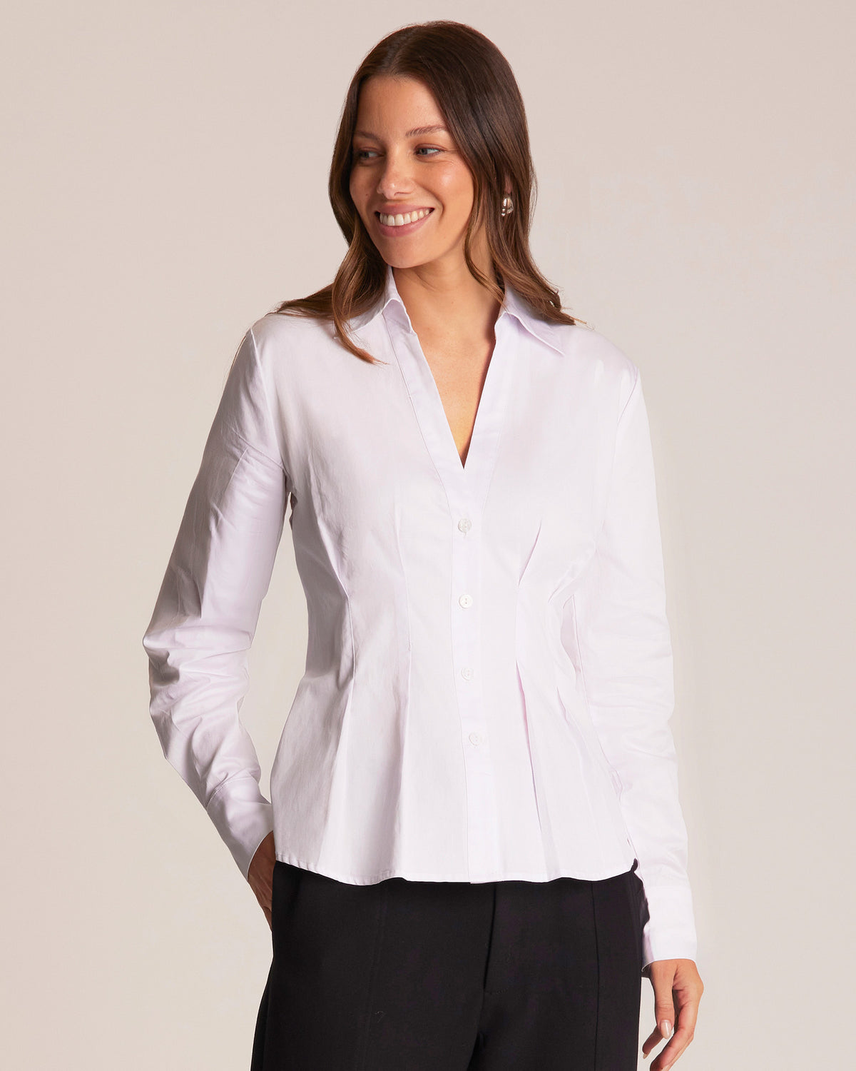 Barbara Top - MIlk - Stella Clothing
