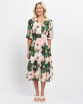 Stella Women's Cynthia Midi Dress - Peony Verde